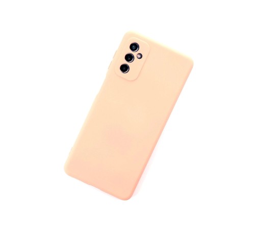 Samsung Galaxy M52 5G Kılıf Nano içi Kadife Silikon - Pudra