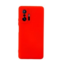 Xiaomi Mi 11T Pro Kılıf Nano içi Kadife Silikon - Kırmızı