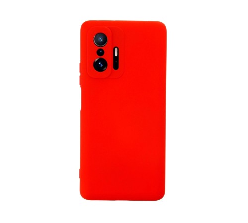 Xiaomi Mi 11T Pro Kılıf Nano içi Kadife Silikon - Kırmızı