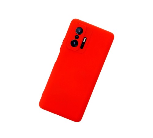 Xiaomi Mi 11T Pro Kılıf Nano içi Kadife Silikon - Kırmızı