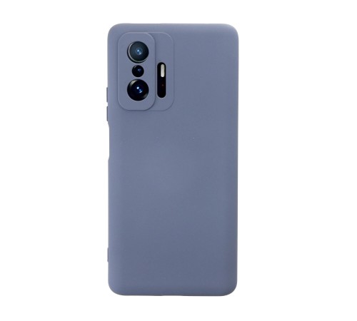 Xiaomi Mi 11T Pro Kılıf Nano içi Kadife Silikon - Gri