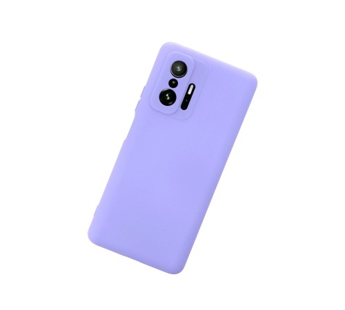 Xiaomi Mi 11T Pro Kılıf Nano içi Kadife Silikon - Lila