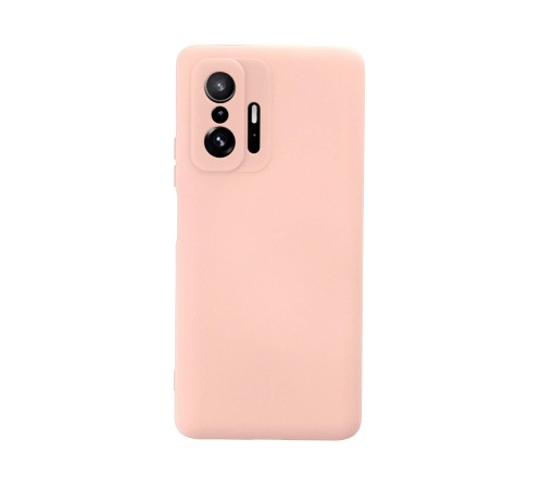 Xiaomi Mi 11T Pro Kılıf Nano içi Kadife Silikon - Pudra