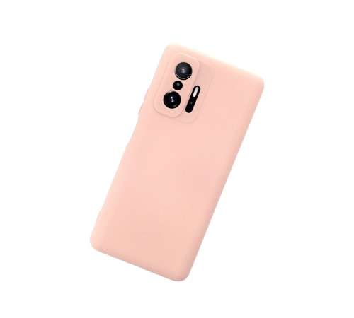 Xiaomi Mi 11T Pro Kılıf Nano içi Kadife Silikon - Pudra