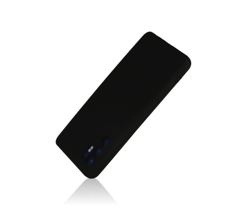 Oppo Reno 6 Kılıf Nano içi Kadife Silikon - Siyah Oppo Reno 6 Kılıf Nano içi Kadife Silikon - Siyah