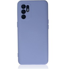 Oppo Reno 6 Kılıf Nano içi Kadife Silikon - Lila