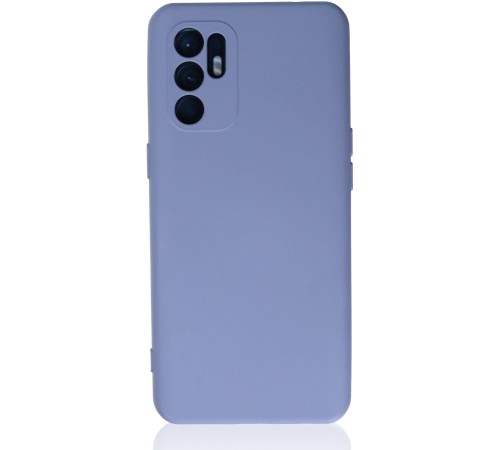 Oppo Reno 6 Kılıf Nano içi Kadife Silikon - Lila Oppo Reno 6 Kılıf Nano içi Kadife Silikon - Lila