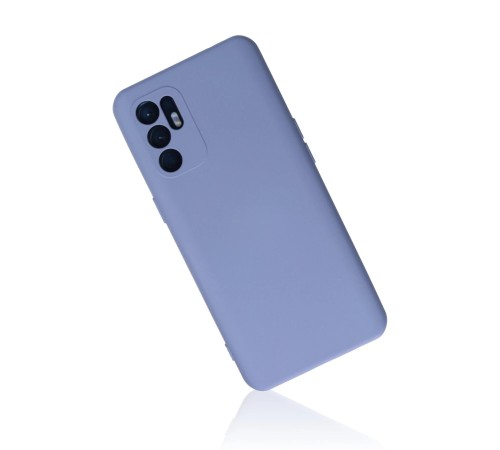 Oppo Reno 6 Kılıf Nano içi Kadife Silikon - Lila Oppo Reno 6 Kılıf Nano içi Kadife Silikon - Lila
