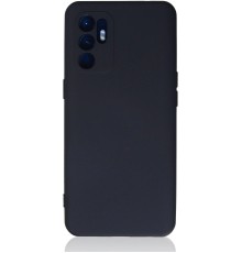 Oppo Reno 6 Kılıf Nano içi Kadife Silikon - Lacivert