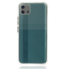 Realme C11 2021 Kılıf Miami Şeffaf Silikon - Şeffaf