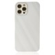 iPhone 12 Pro Kılıf Glass Kapak - Beyaz
