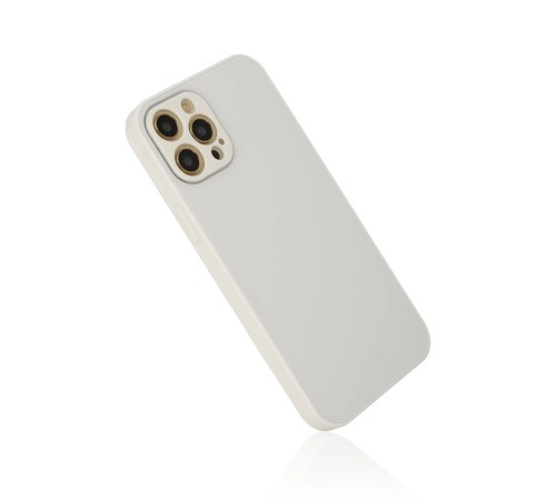 iPhone 12 Pro Kılıf Glass Kapak - Beyaz iPhone 12 Pro Kılıf Glass Kapak - Beyaz