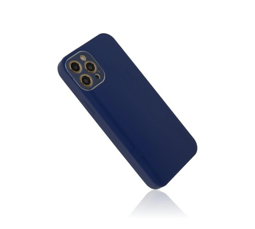 iPhone 12 Pro Kılıf Glass Kapak - Lacivert iPhone 12 Pro Kılıf Glass Kapak - Lacivert