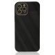 iPhone 12 Pro Max Kılıf Glass Kapak - Siyah