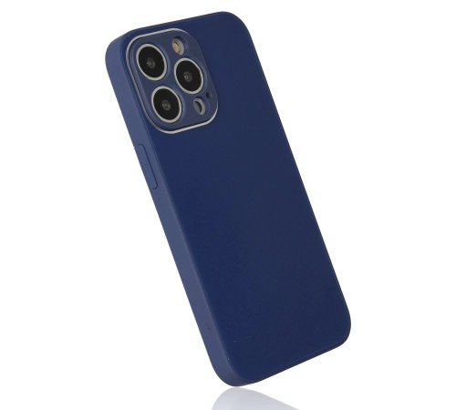 iPhone 13 Pro Kılıf Glass Kapak - Lacivert iPhone 13 Pro Kılıf Glass Kapak - Lacivert