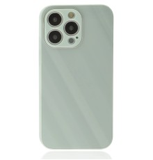 iPhone 13 Pro Kılıf Glass Kapak - Turkuaz