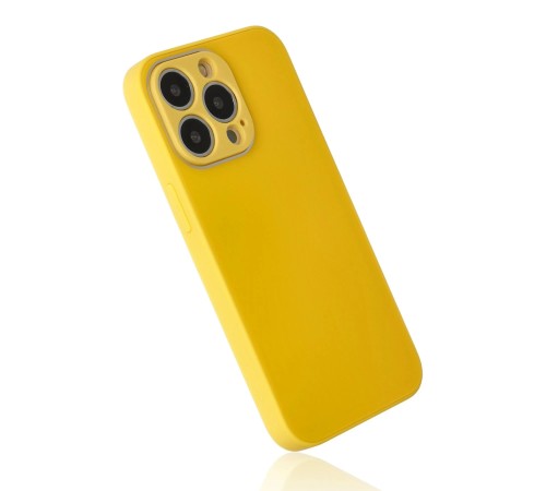 iPhone 13 Pro Kılıf Glass Kapak - Sarı iPhone 13 Pro Kılıf Glass Kapak - Sarı