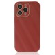 iPhone 13 Pro Kılıf Glass Kapak - Bordo
