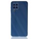 Samsung Galaxy A22 Kılıf Glass Kapak - Mavi