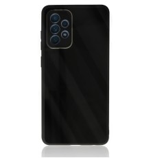 Samsung Galaxy A72 Kılıf Glass Kapak - Siyah