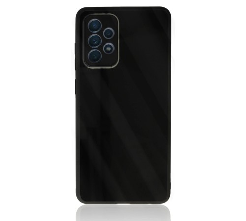 Samsung Galaxy A72 Kılıf Glass Kapak - Siyah Samsung Galaxy A72 Kılıf Glass Kapak - Siyah