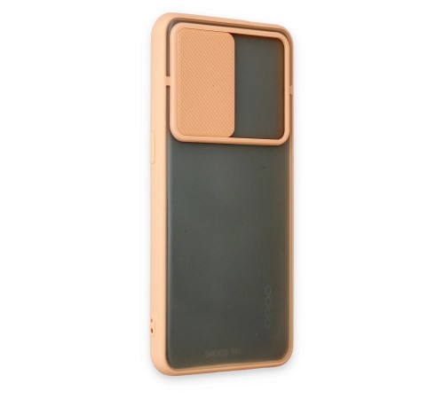 Oppo Reno 6 Kılıf Palm Buzlu Kamera Sürgülü Silikon - Pembe Oppo Reno 6 Kılıf Palm Buzlu Kamera Sürgülü Silikon - Pembe