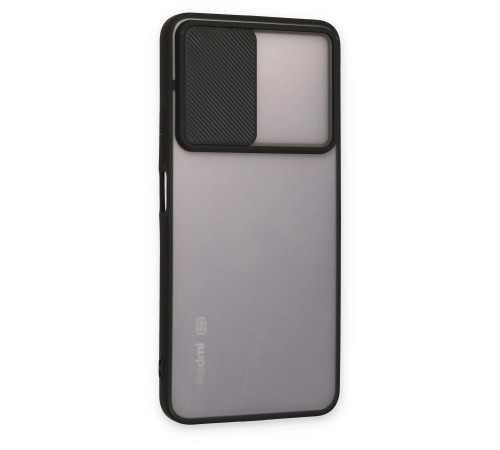Xiaomi Redmi Note 11T Kılıf Palm Buzlu Kamera Sürgülü Silikon - Siyah Xiaomi Redmi Note 11T Kılıf Palm Buzlu Kamera Sürgülü Silikon - Siyah
