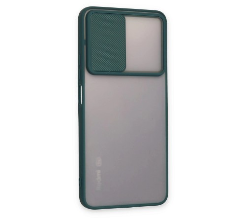 Xiaomi Redmi Note 11T Kılıf Palm Buzlu Kamera Sürgülü Silikon - Yeşil Xiaomi Redmi Note 11T Kılıf Palm Buzlu Kamera Sürgülü Silikon - Yeşil