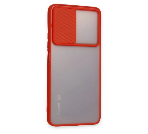 Xiaomi Redmi Note 11T Kılıf Palm Buzlu Kamera Sürgülü Silikon - Kırmızı Xiaomi Redmi Note 11T Kılıf Palm Buzlu Kamera Sürgülü Silikon - Kırmızı