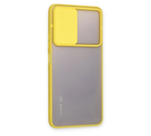 Xiaomi Redmi Note 11T Kılıf Palm Buzlu Kamera Sürgülü Silikon - Sarı Xiaomi Redmi Note 11T Kılıf Palm Buzlu Kamera Sürgülü Silikon - Sarı