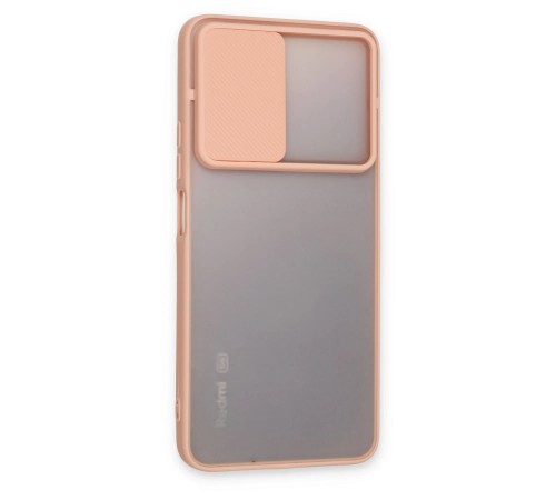 Xiaomi Redmi Note 11T Kılıf Palm Buzlu Kamera Sürgülü Silikon - Pembe Xiaomi Redmi Note 11T Kılıf Palm Buzlu Kamera Sürgülü Silikon - Pembe