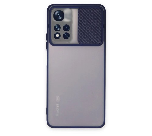 Xiaomi Redmi Note 11 Pro Plus 5G Kılıf Palm Buzlu Kamera Sürgülü Silikon - Lacivert Xiaomi Redmi Note 11 Pro Plus 5G Kılıf Palm Buzlu Kamera Sürgülü Silikon - Lacivert