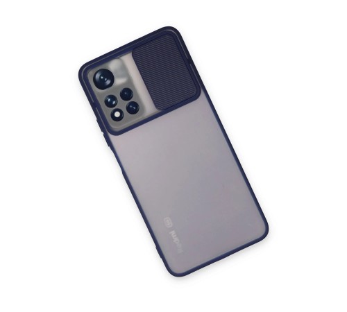 Xiaomi Redmi Note 11 Pro Plus 5G Kılıf Palm Buzlu Kamera Sürgülü Silikon - Lacivert Xiaomi Redmi Note 11 Pro Plus 5G Kılıf Palm Buzlu Kamera Sürgülü Silikon - Lacivert