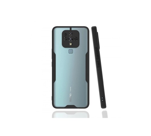 Tecno Camon 16 Kılıf Platin Silikon - Siyah Tecno Camon 16 Kılıf Platin Silikon - Siyah