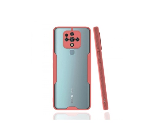 Tecno Camon 16 Kılıf Platin Silikon - Pembe