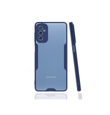 Samsung Galaxy M52 5G Kılıf Platin Silikon - Lacivert