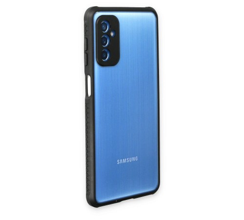 Samsung Galaxy M52 5G Kılıf Miami Şeffaf Silikon - Siyah Samsung Galaxy M52 5G Kılıf Miami Şeffaf Silikon - Siyah