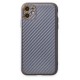 iPhone 12 Kılıf Coco Karbon Silikon - Gri