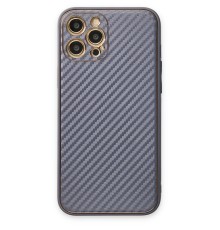 iPhone 12 Pro Max Kılıf Coco Karbon Silikon - Gri