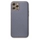 iPhone 12 Pro Max Kılıf Coco Karbon Silikon - Gri