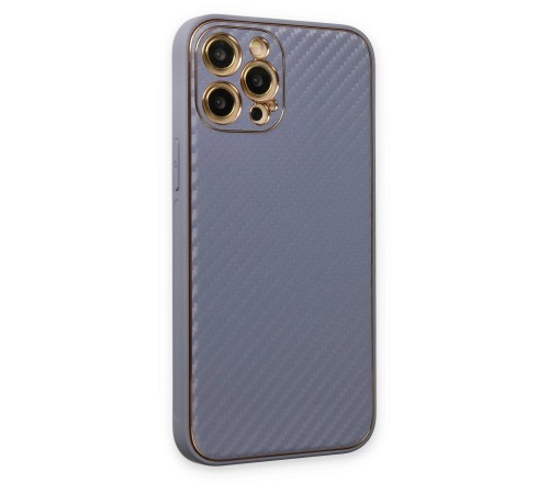 iPhone 12 Pro Max Kılıf Coco Karbon Silikon - Gri iPhone 12 Pro Max Kılıf Coco Karbon Silikon - Gri