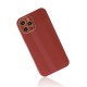 iPhone 12 Pro Kılıf Glass Kapak - Bordo