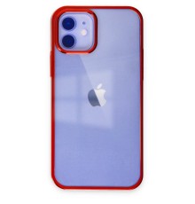 iPhone 12 Kılıf Element Silikon - Kırmızı
