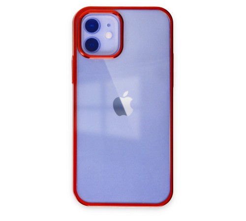iPhone 12 Kılıf Element Silikon - Kırmızı iPhone 12 Kılıf Element Silikon - Kırmızı