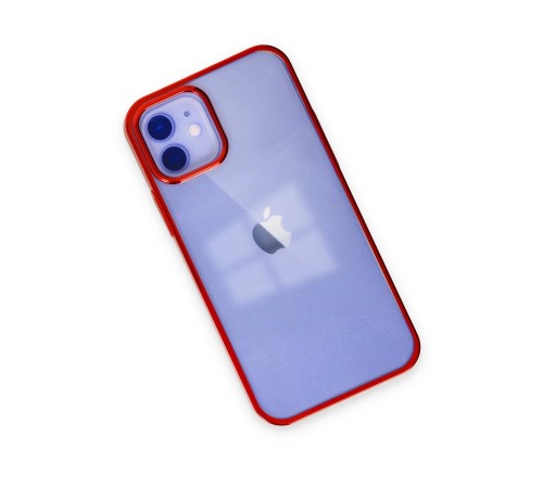 iPhone 12 Kılıf Element Silikon - Kırmızı iPhone 12 Kılıf Element Silikon - Kırmızı