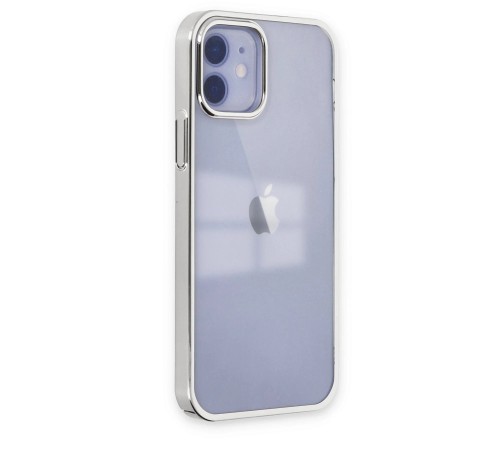 iPhone 12 Kılıf Element Silikon - Gümüş iPhone 12 Kılıf Element Silikon - Gümüş