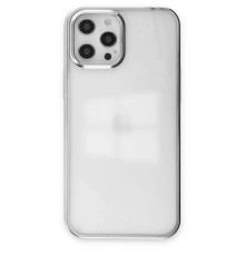 iPhone 12 Pro Max Kılıf Element Silikon - Gümüş