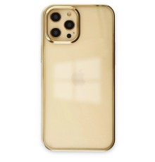 iPhone 12 Pro Max Kılıf Element Silikon - Gold