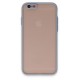 iPhone 6 Kılıf Montreal Silikon Kapak - Gri