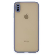 iPhone X Kılıf Montreal Silikon Kapak - Gri